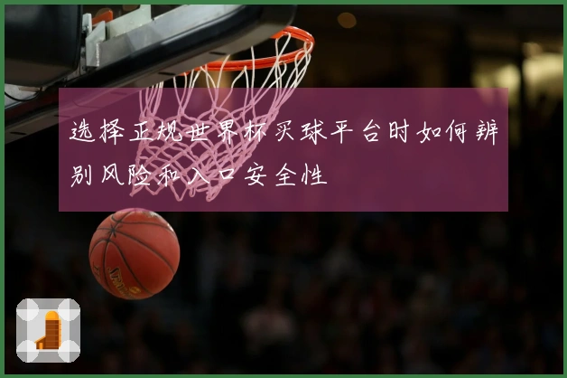 选择正规世界杯买球平台时如何辨别风险和入口安全性